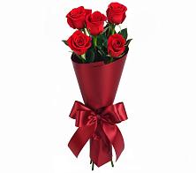 Букет 5 Красных роз Эдлесс Лав в Виноградном