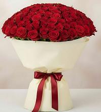 Букет 101 Красная роза Милано #REPLACE_PRED# Виноградном