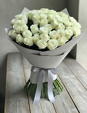 Букет 35 Белых роз в Виноградном