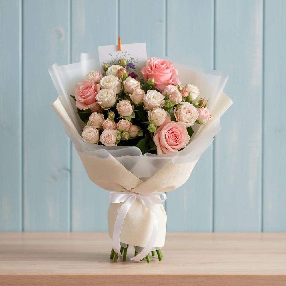 Букет цветов из: Розы в Виноградном