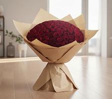 Букет 101 Красная роза в Виноградном