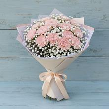 Букет цветов из:  Гвоздики в Виноградном