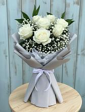 Букет цветов из:  Розы #REPLACE_PRED# Виноградном