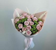 Букет цветов из:  Розы и Хризантемы в Виноградном