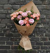 Букет цветов из:  Розы #REPLACE_PRED# Виноградном