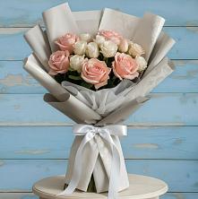 Букет цветов из:  Розы в Виноградном