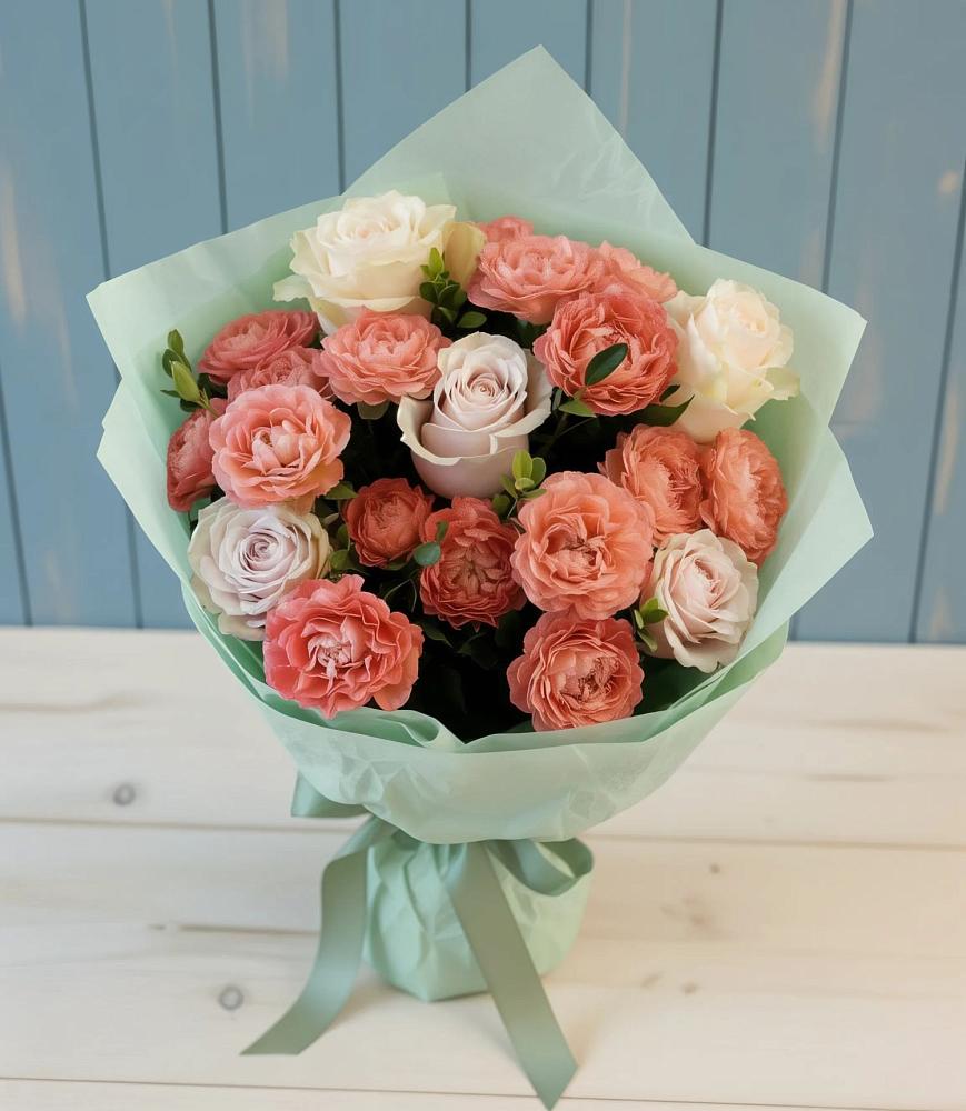 Букет цветов из: Розы в Виноградном