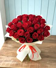 Букет 29 Красных роз в Виноградном