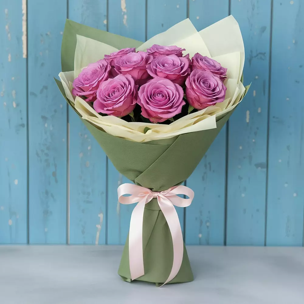 Букет Розы Фёрст Леди в Виноградном