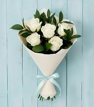 Букет цветов из:  Розы #REPLACE_PRED# Виноградном