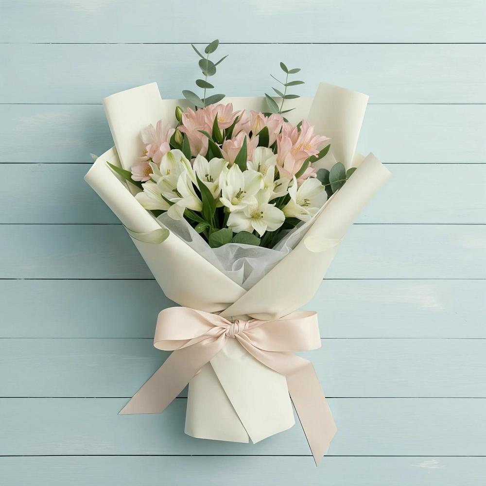 Букет цветов из: Альстромерии в Виноградном