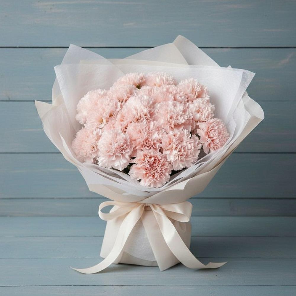 Букет цветов из: Гвоздики в Виноградном