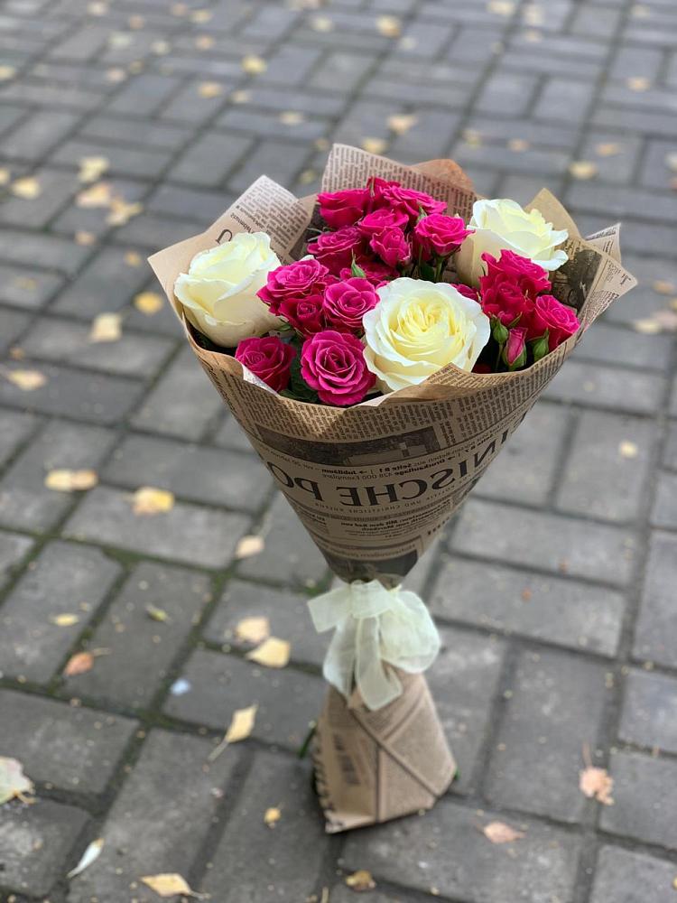 Букет цветов из: Розы в Виноградном