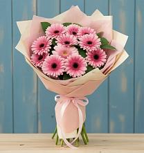 Букет цветов из:  Герберы #REPLACE_PRED# Виноградном