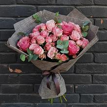 Букет цветов из:  Розы #REPLACE_PRED# Виноградном